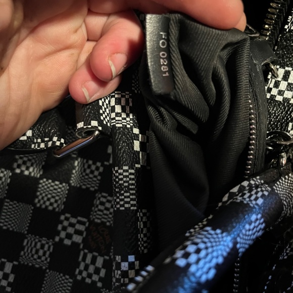 Louis Vuitton x Virgil Abloh limited edition distorted Damier keepall 50 - Picture 9 of 9